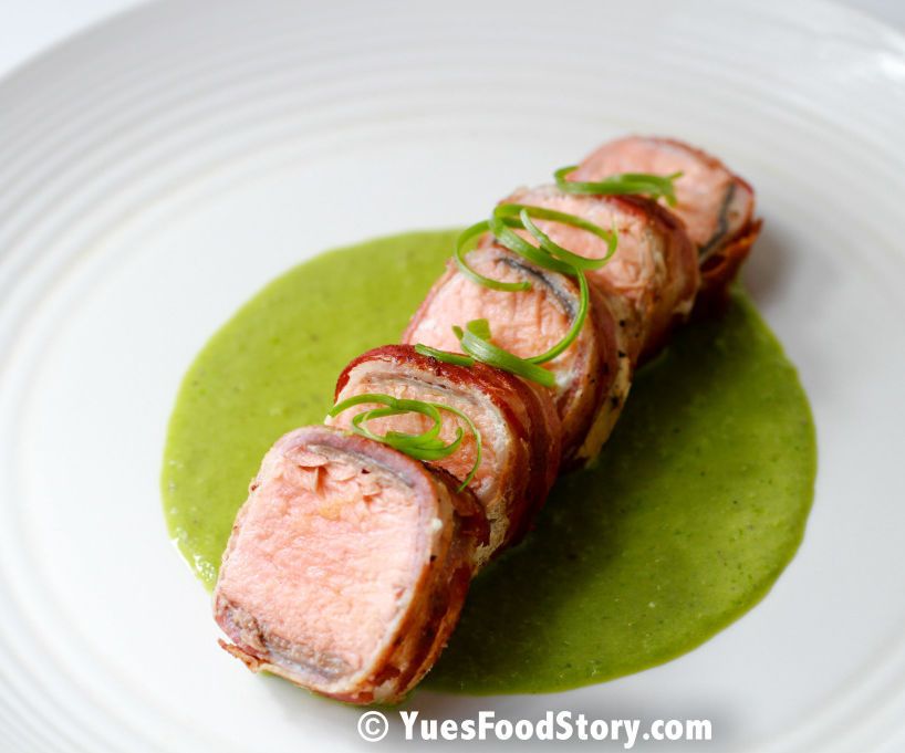 Bacon Wrapped Salmon
