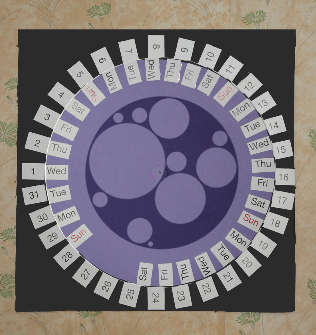 Make Perpetual Calender From Last Year's Calender