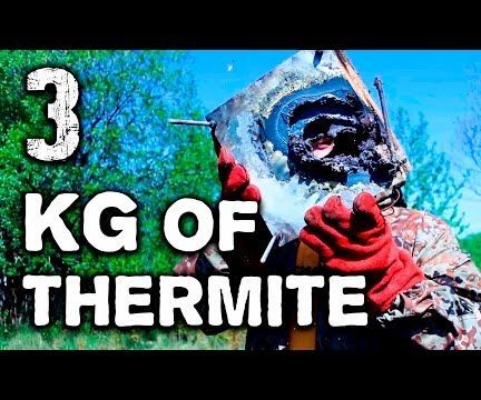 How to Make THERMITE Bomb From TRASH! 3 KG Termite Mixture.