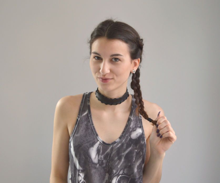 DIY: Leather Choker