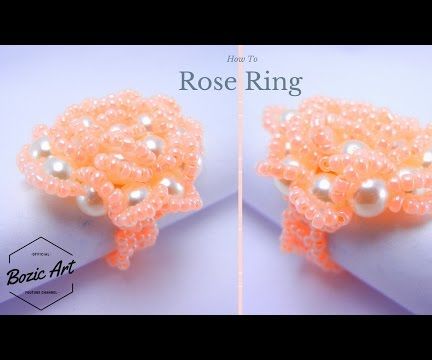 How to Make "Rose" Ring | Beading Tutorial 
