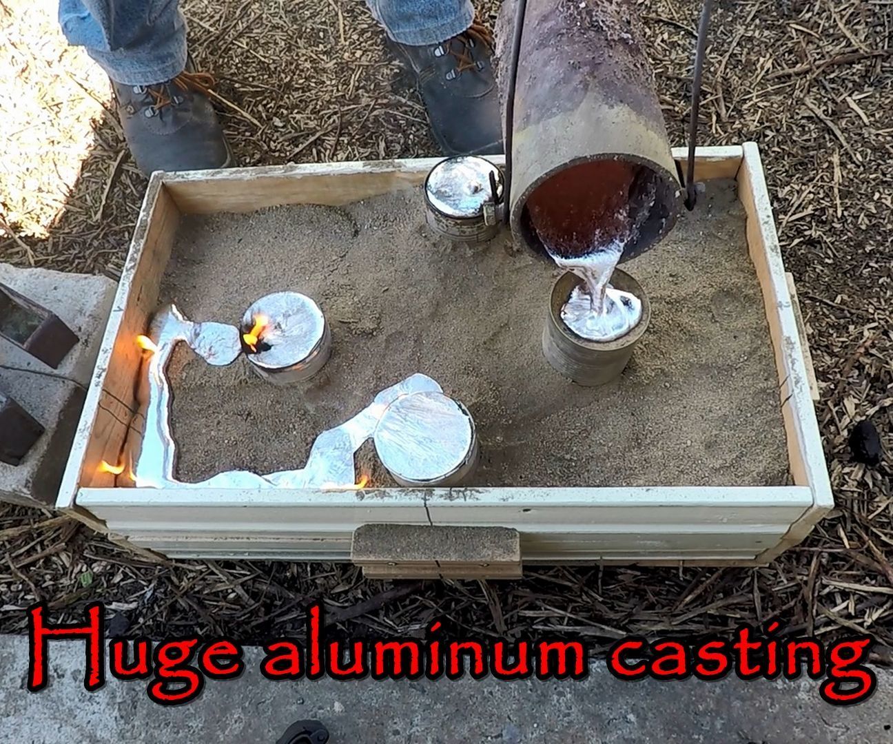 Huge Aluminum Casting. Hanger