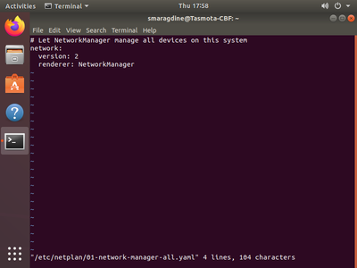 Network and Open-SSH Configuration 