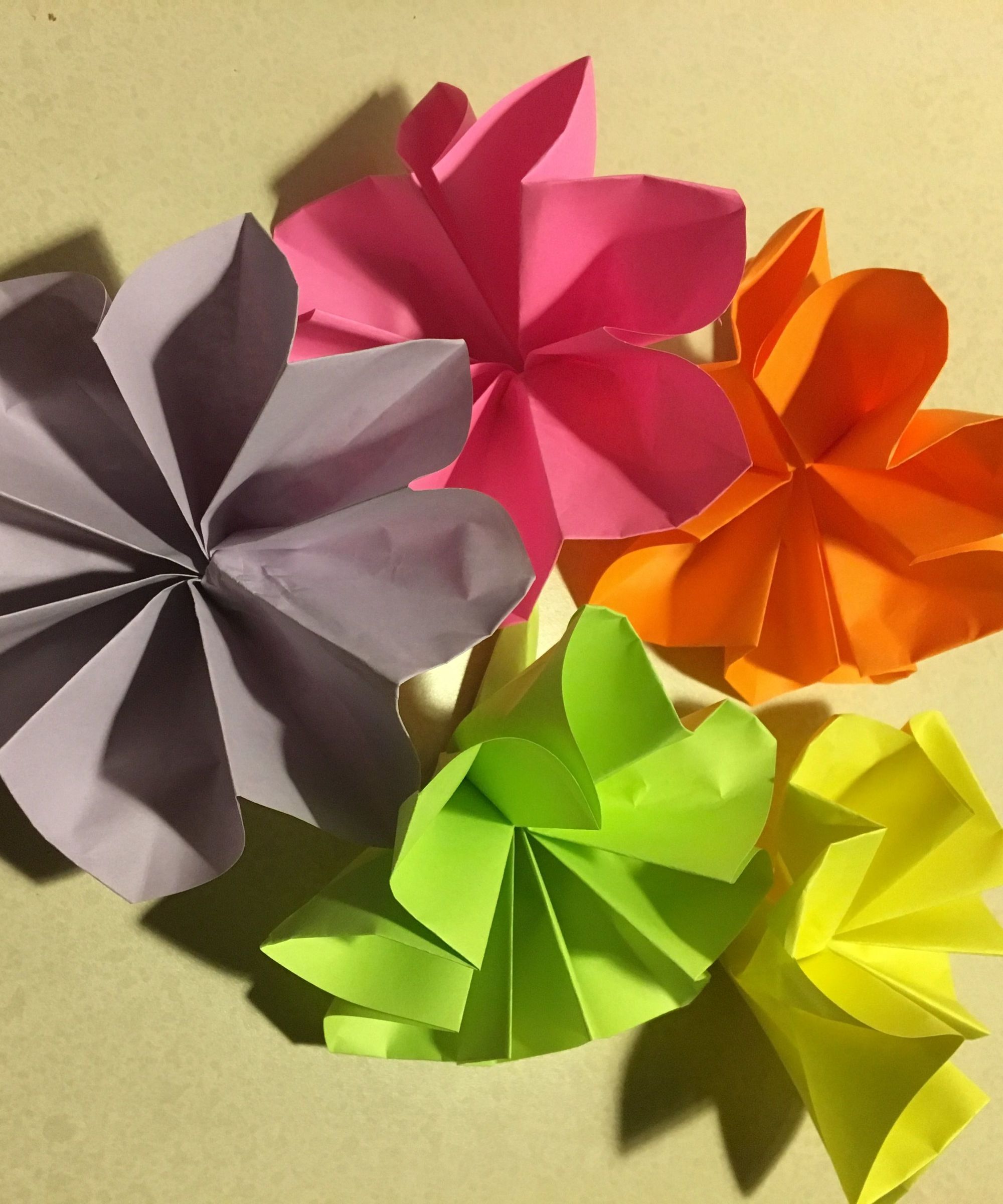 How to Make an Origami Buttonhole Flower