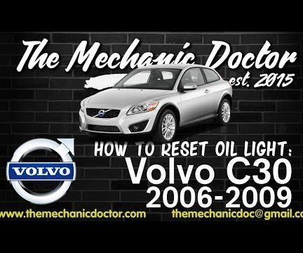 How to Reset Oil Life: Volvo C30 2006 - 2009 