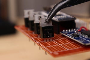 Control Board - Mosfets, I2C and Voltage Divider