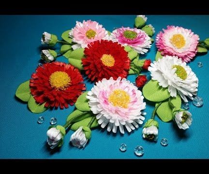 Ribbon Flowers: Cheerful Daisie/Part 1