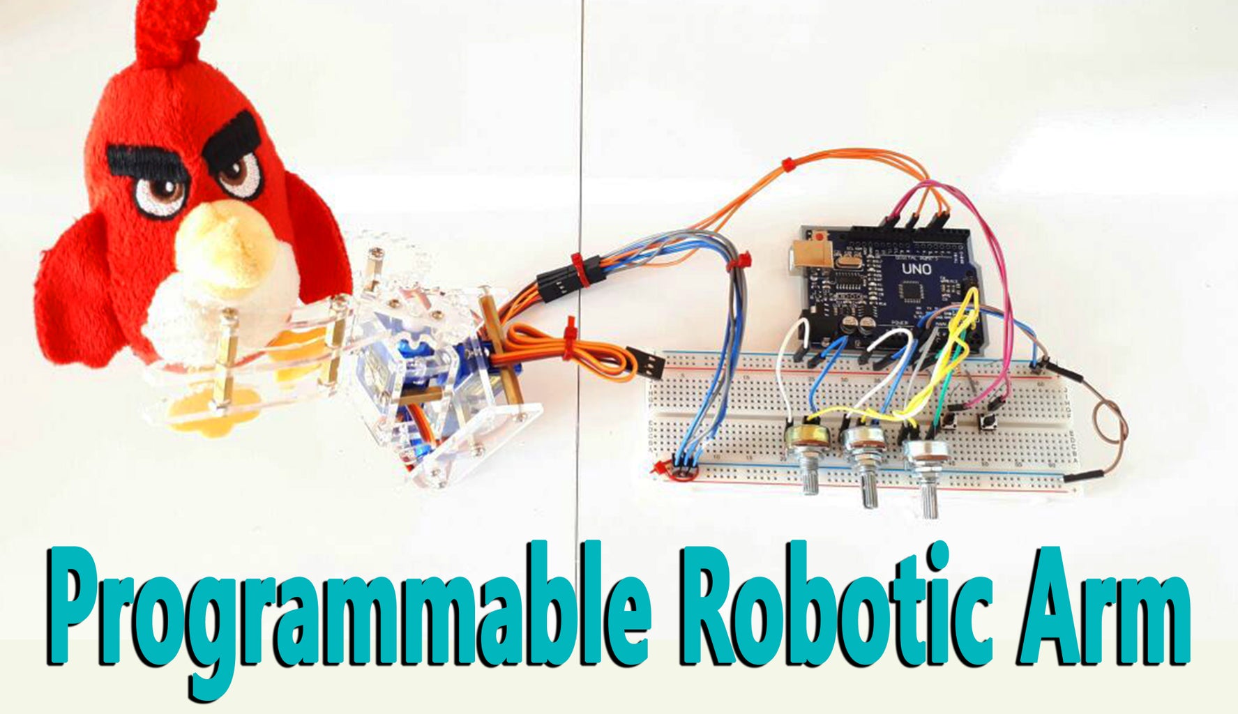 Arduino - Programmable Robotic Arm (Record and Repeat of the Servo ...