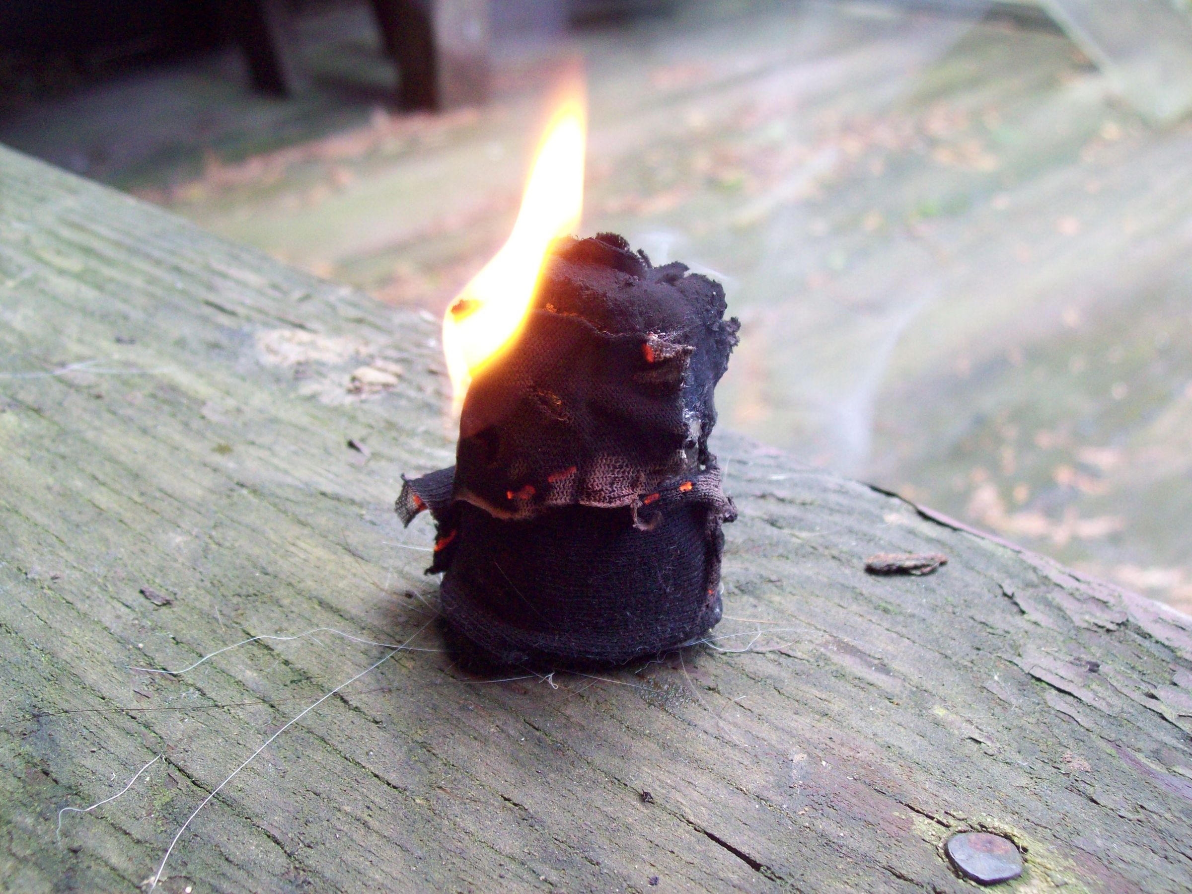 1 Minute Duct Tape Fire Starter 6 Steps Instructables