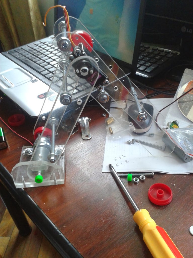 ROBOTIC ARM Arduino Controlled : 8 Steps Circuit Diagram