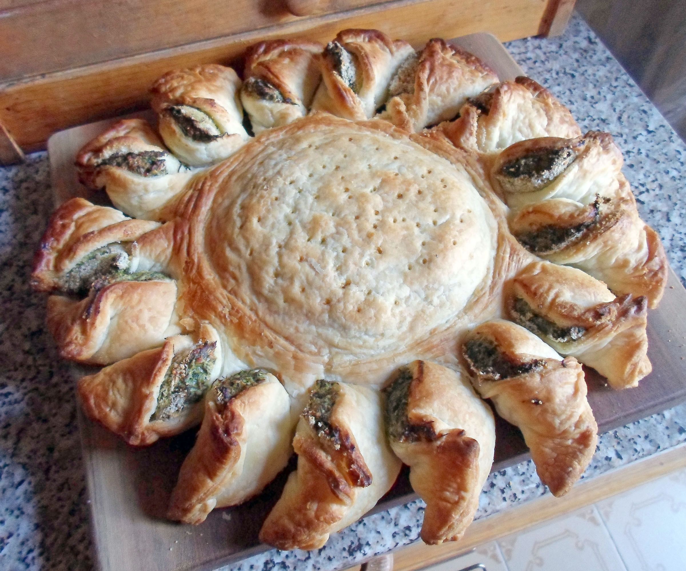 Sunflower Spinach Pie Recipe