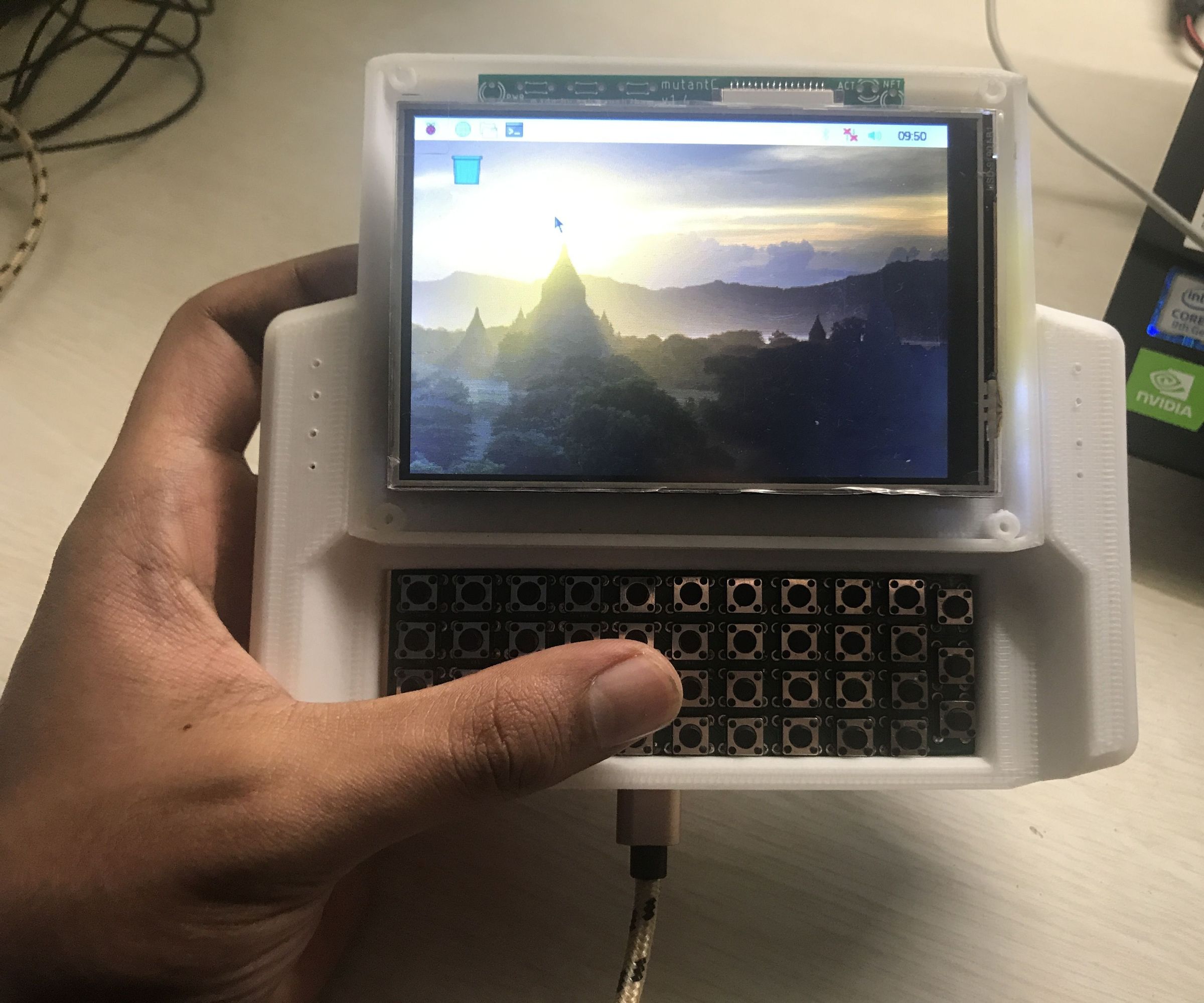 MutantC -  an Easy to Build Raspberry Pi Handheld/UMPC