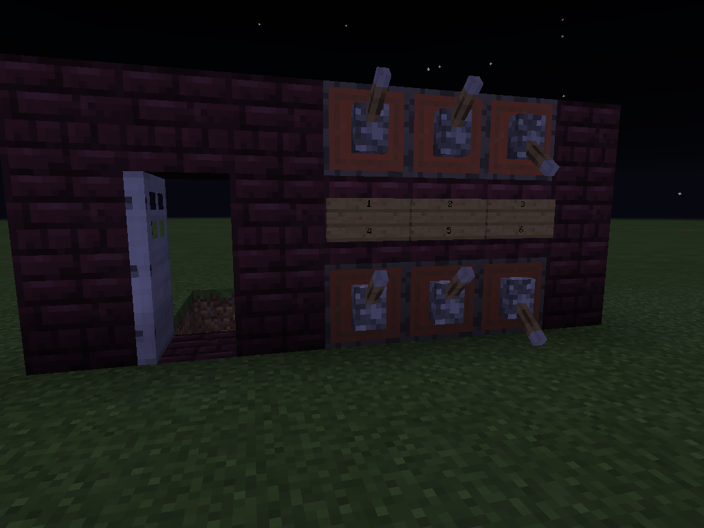 How to Make a Simple Passcode Door in Minecraft : 14 Steps - Instructables