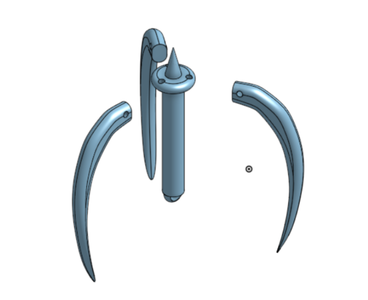 3D Design of the Grappling Hook