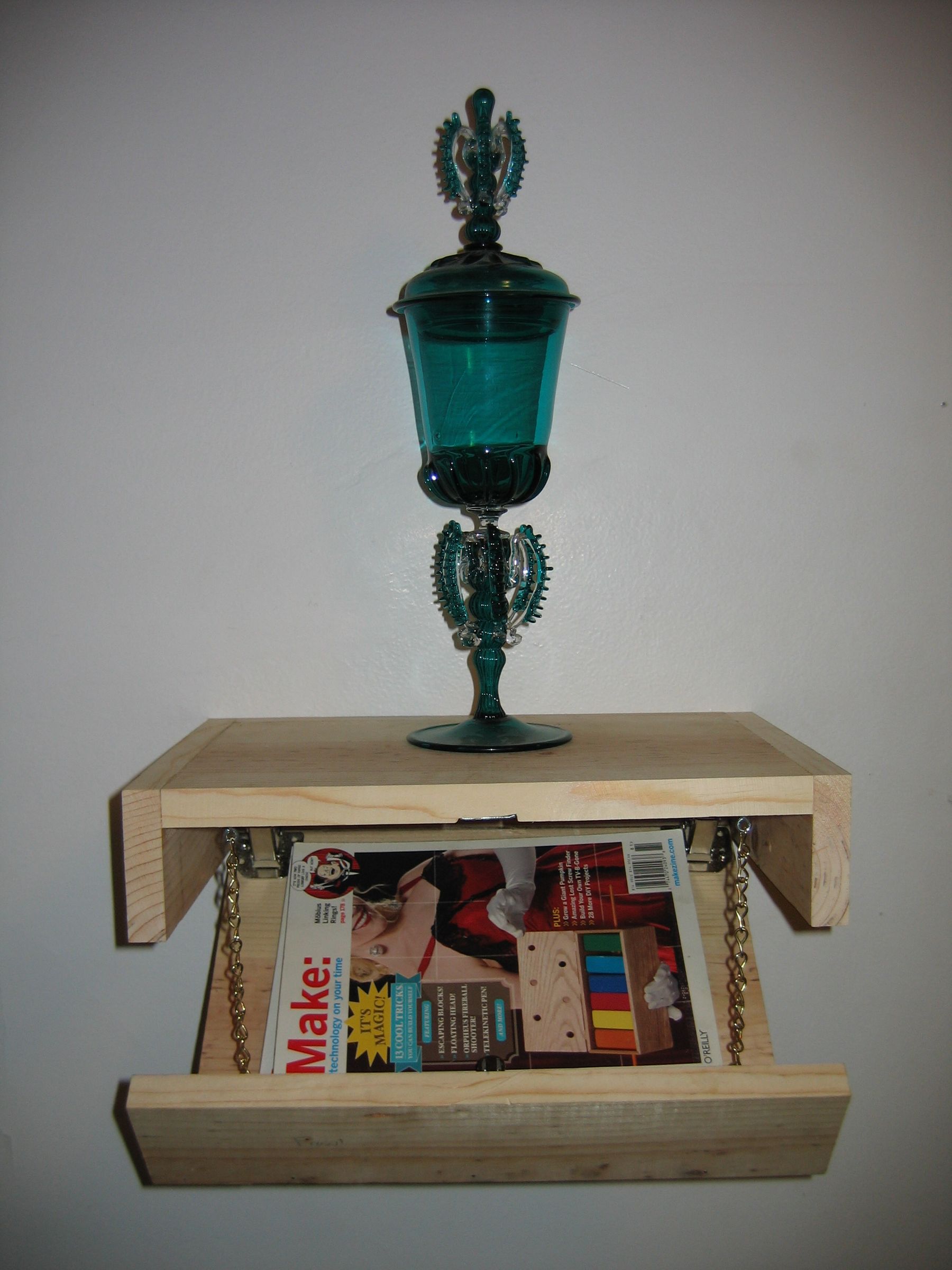 Floating Shelf W/ Secret Compartment (I Made It at TechShop!)