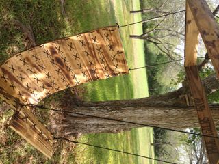 Paracord Laced Pallet, Hanging Chair