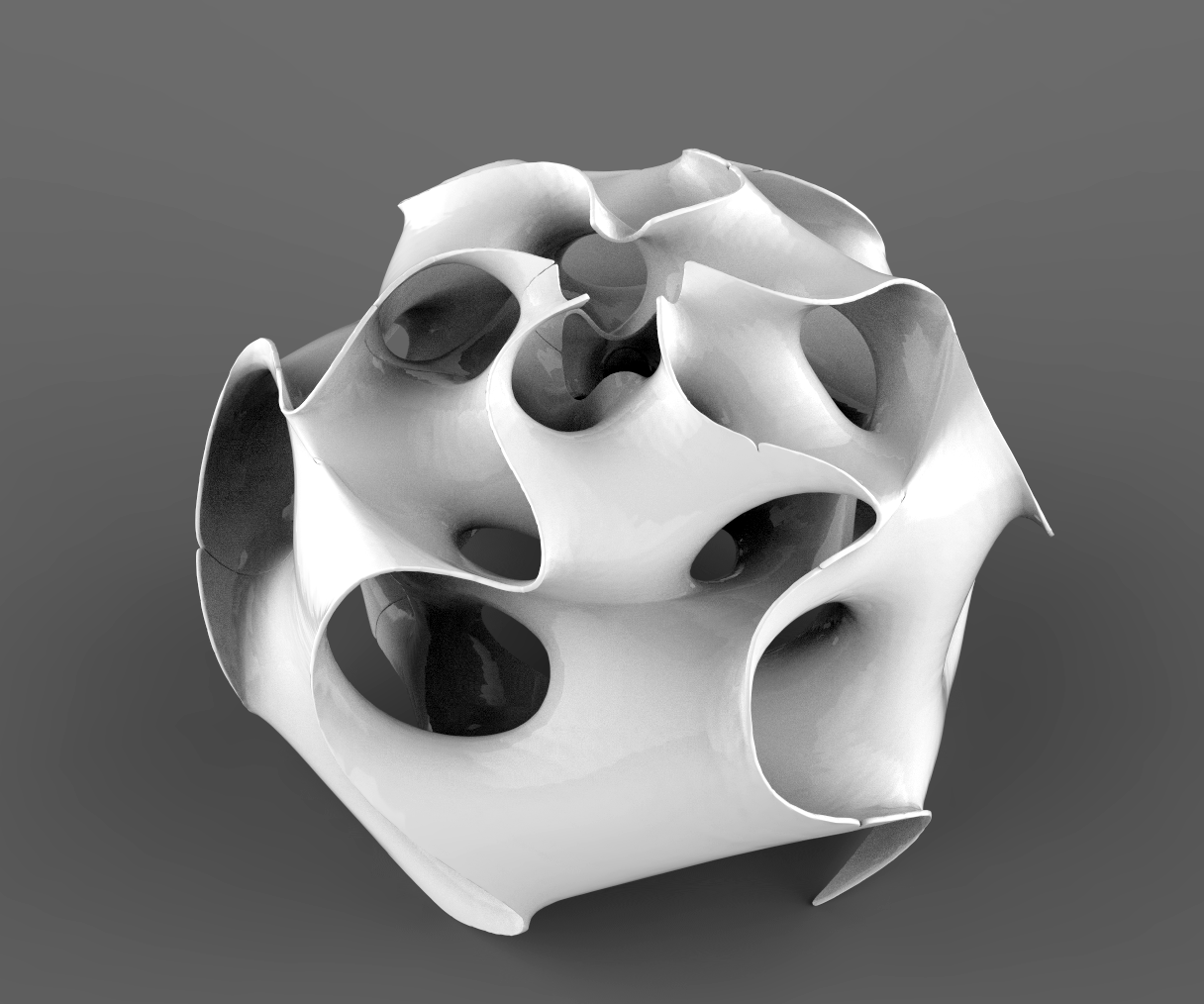 Gyroid Object: Complexity and Printability
