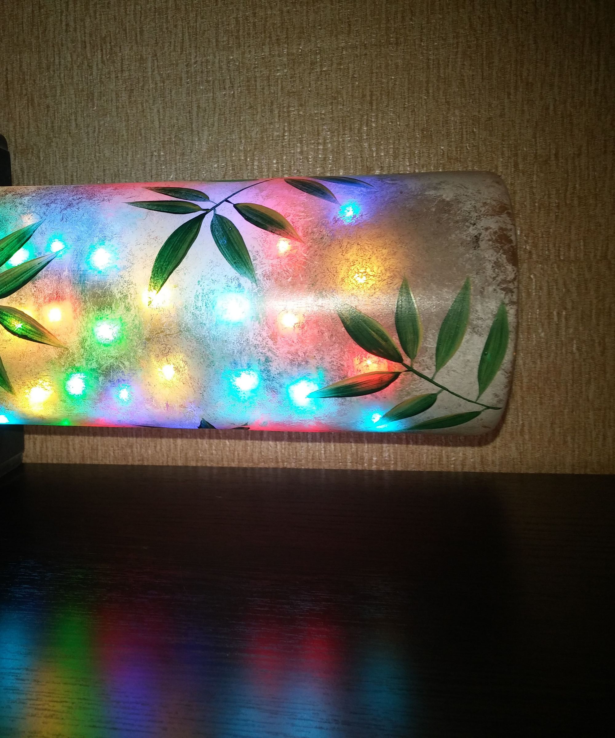 Simple Lamp on the LED Strips.