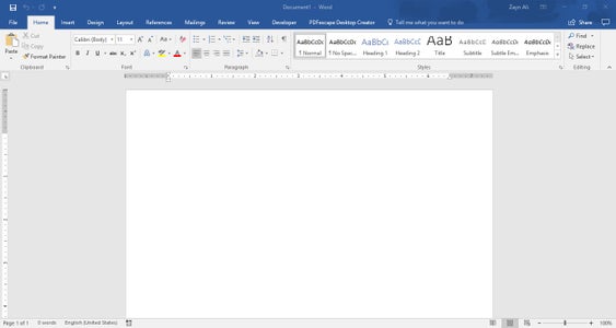 word assignment birthday card Open the Microsoft Office 2010 or Any New Version on Your Computer.