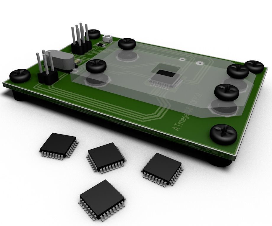 ATMEGA168 TQFP32 Smd Programmer Shield
