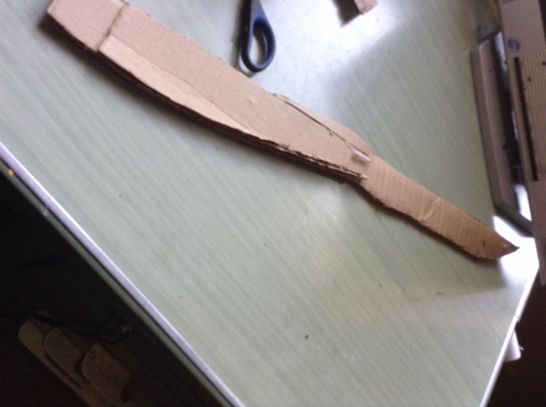 Cardboard/duct Tape Sword 11 Steps Instructables