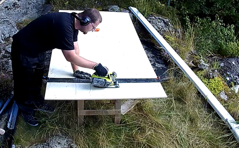 how to build a plywood sailboat Cutting the Parts