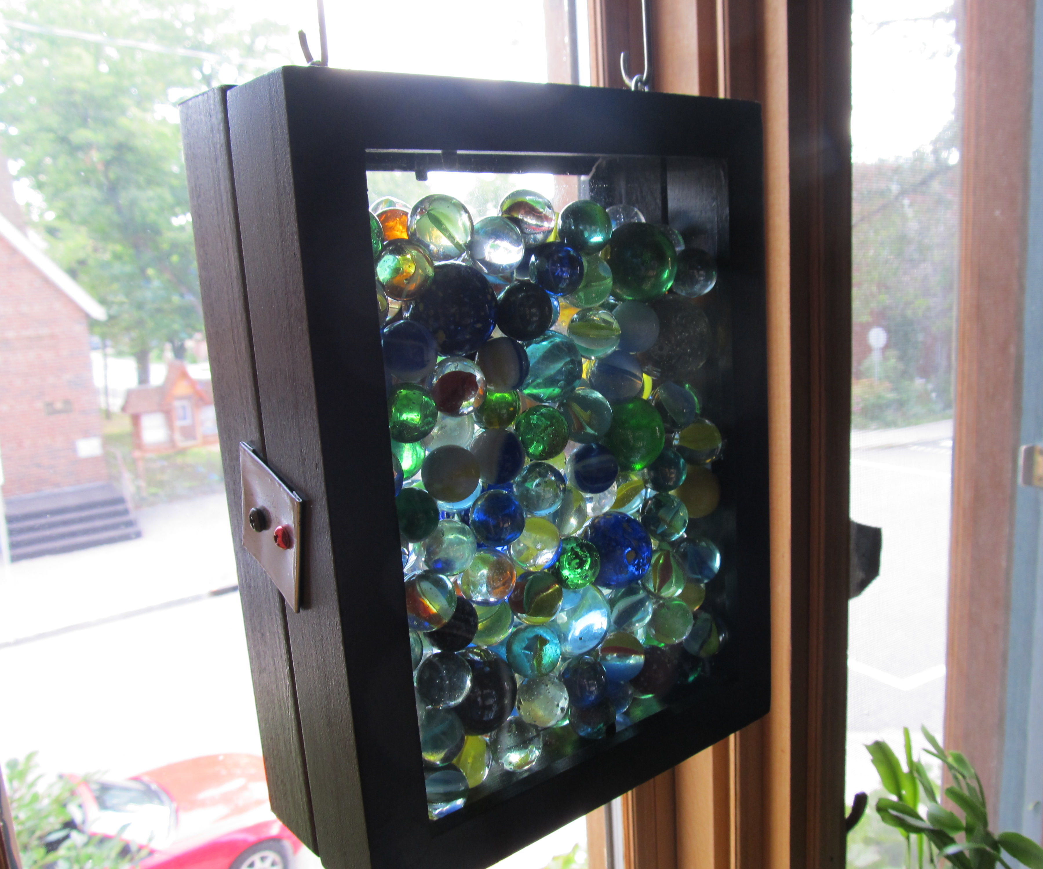 Coloured Marbles Frame