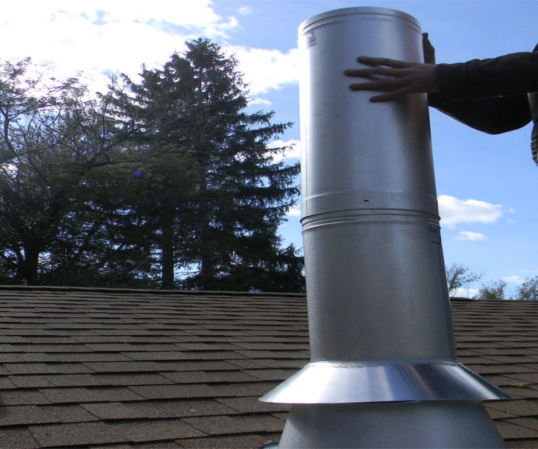 Chimney Pipe Installation for Wood Stove through a Flat Ceiling
