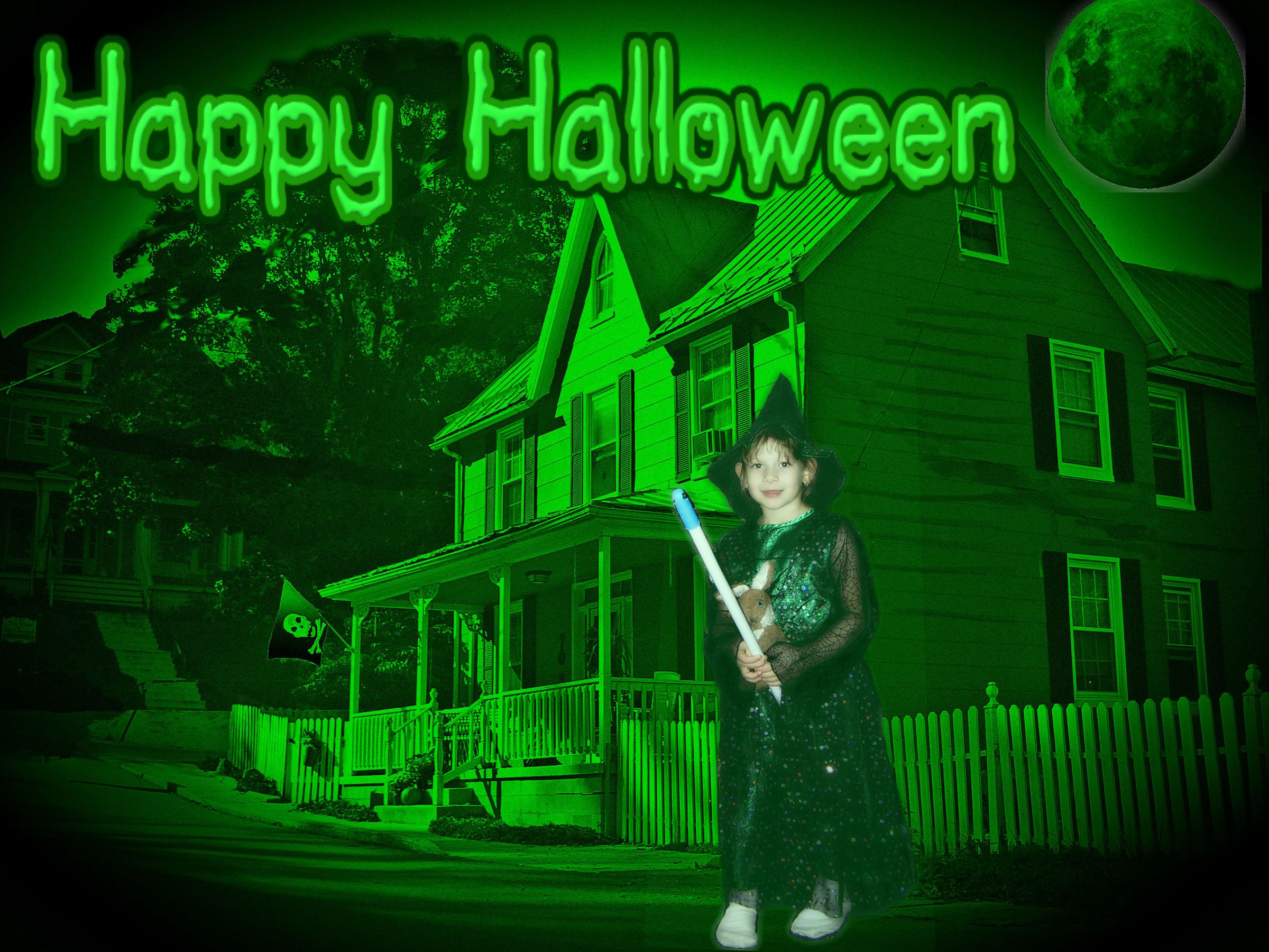 Halloween Photo Manipulation Using Pixlr