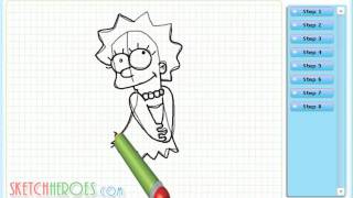 How to Draw Lisa Simpson (The Simpsons)