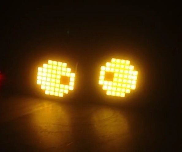 Scary Halloween Eyes With Sound and Ranging Sensor