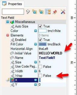 In Visuino Set Components