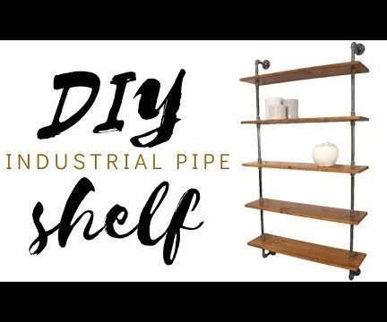 DIY Pipe Shelf