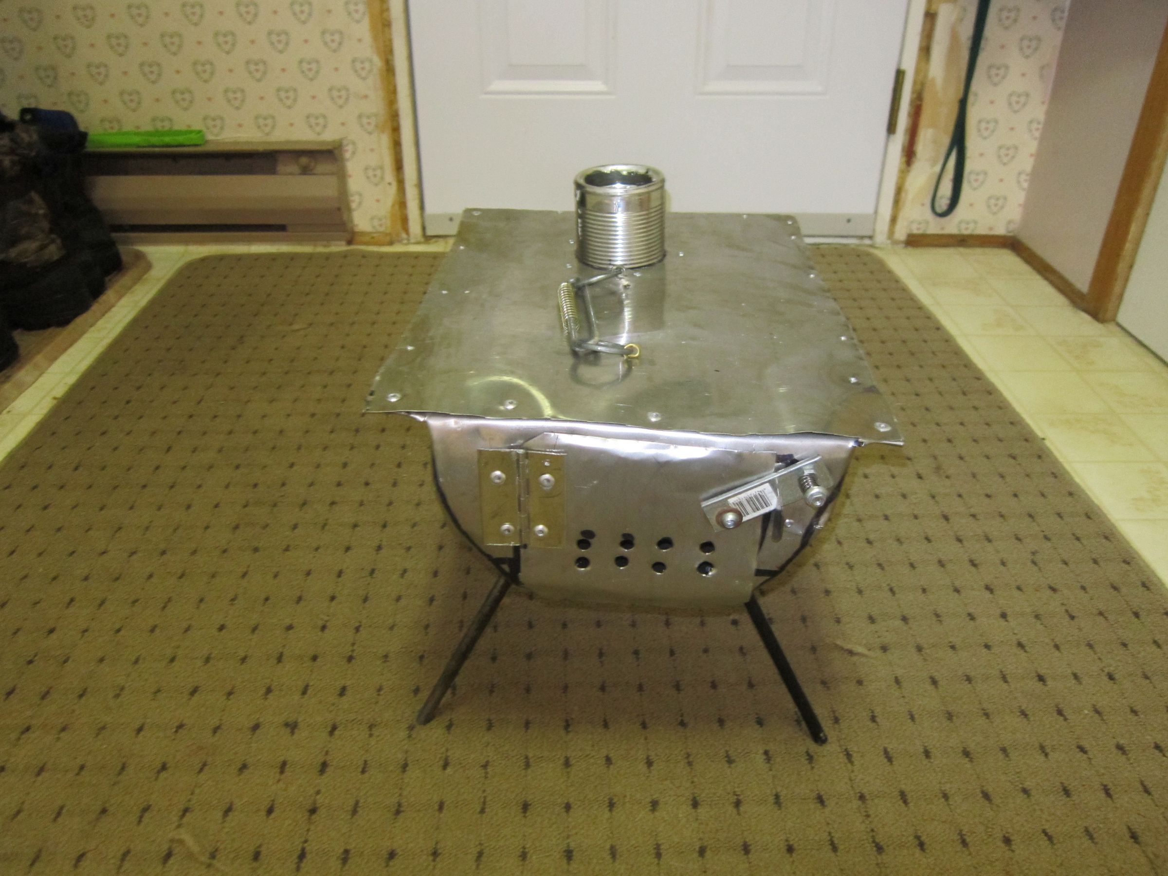 Small Wood Burning Tent Stove for Heating/cooking