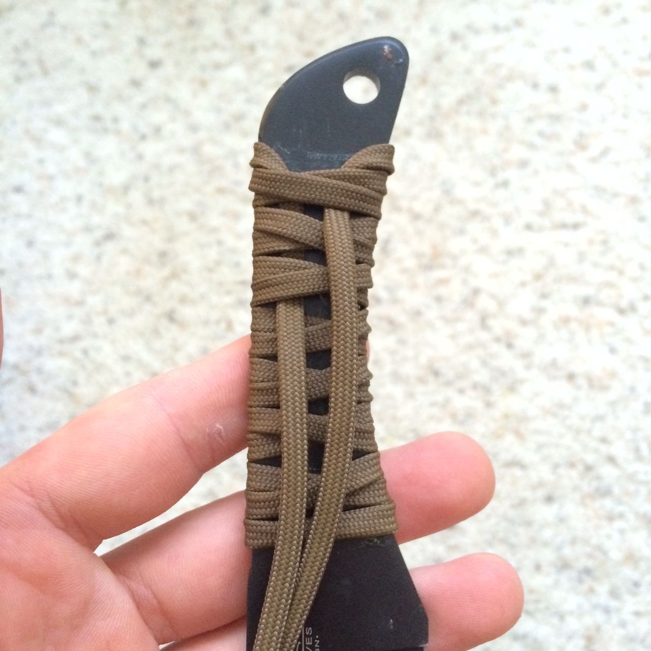 Paracord Knife Handle 4 Steps Instructables