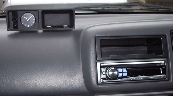 Fitting a 3 series BMW dash clock to a Mazda Bongo