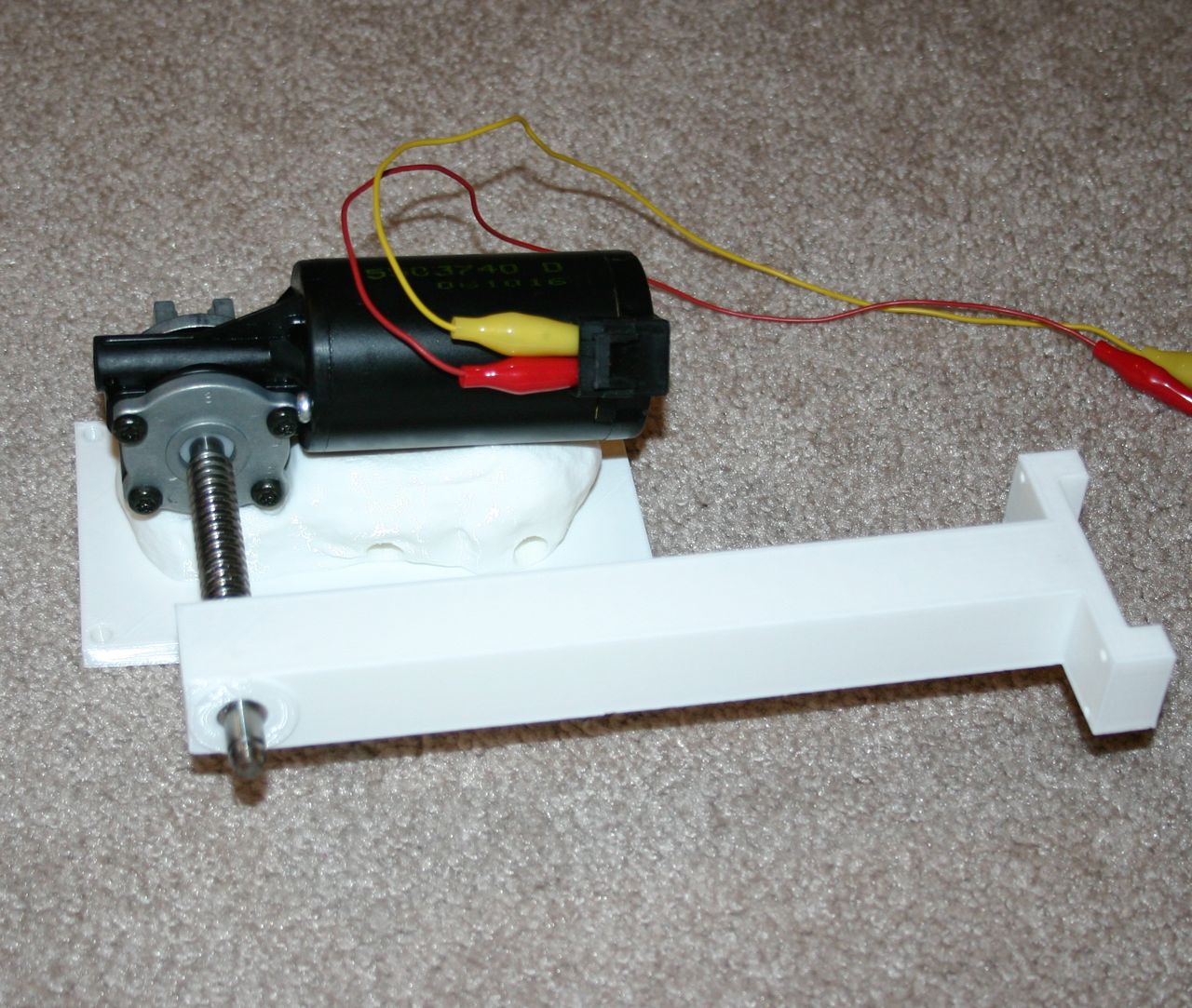 Custom Gear Motor Mount 4 Steps Instructables