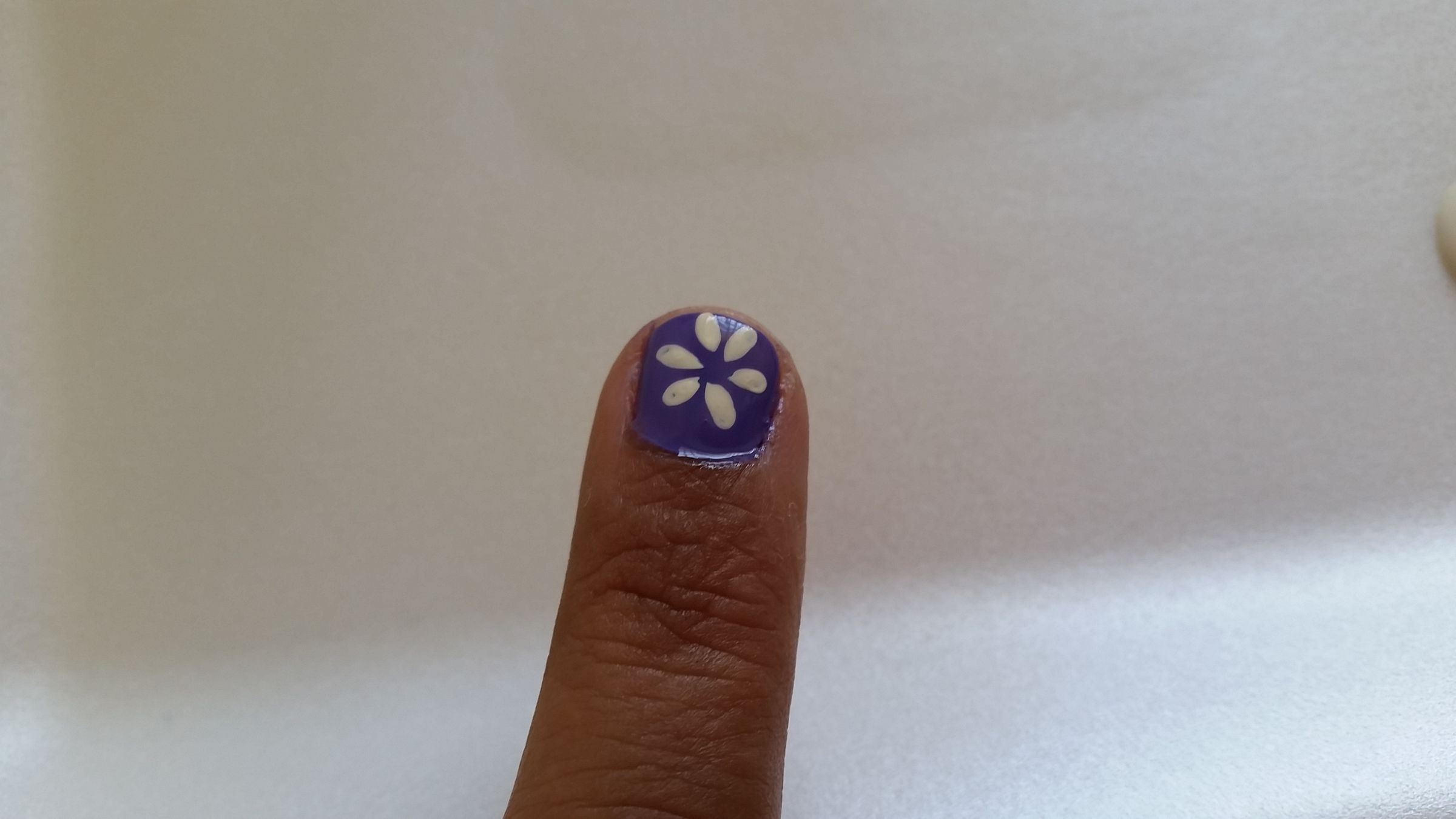 Flower Petals on Nails