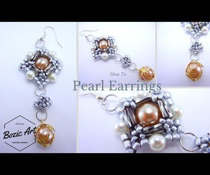 Pearl Earrings | Beading Tutorial