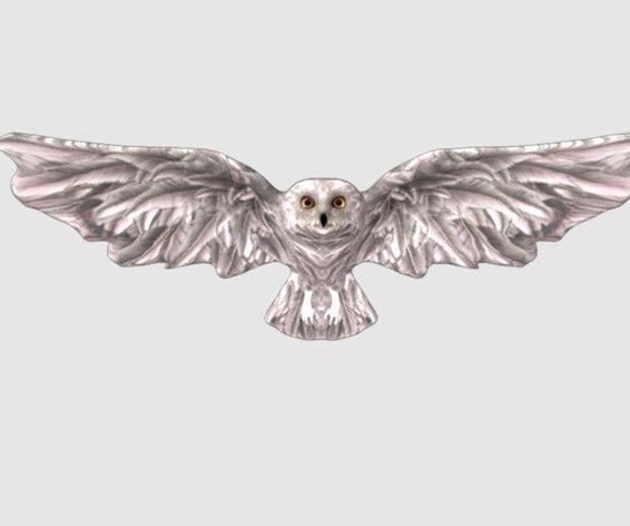 3D Owl in Attack Mode