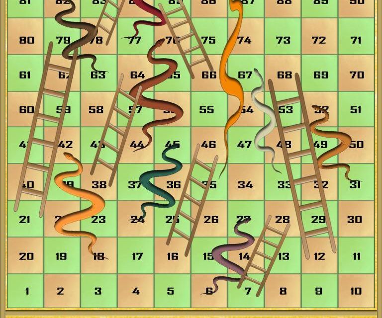 Paramapadham or Pampu Thayam or Snakes and Ladder