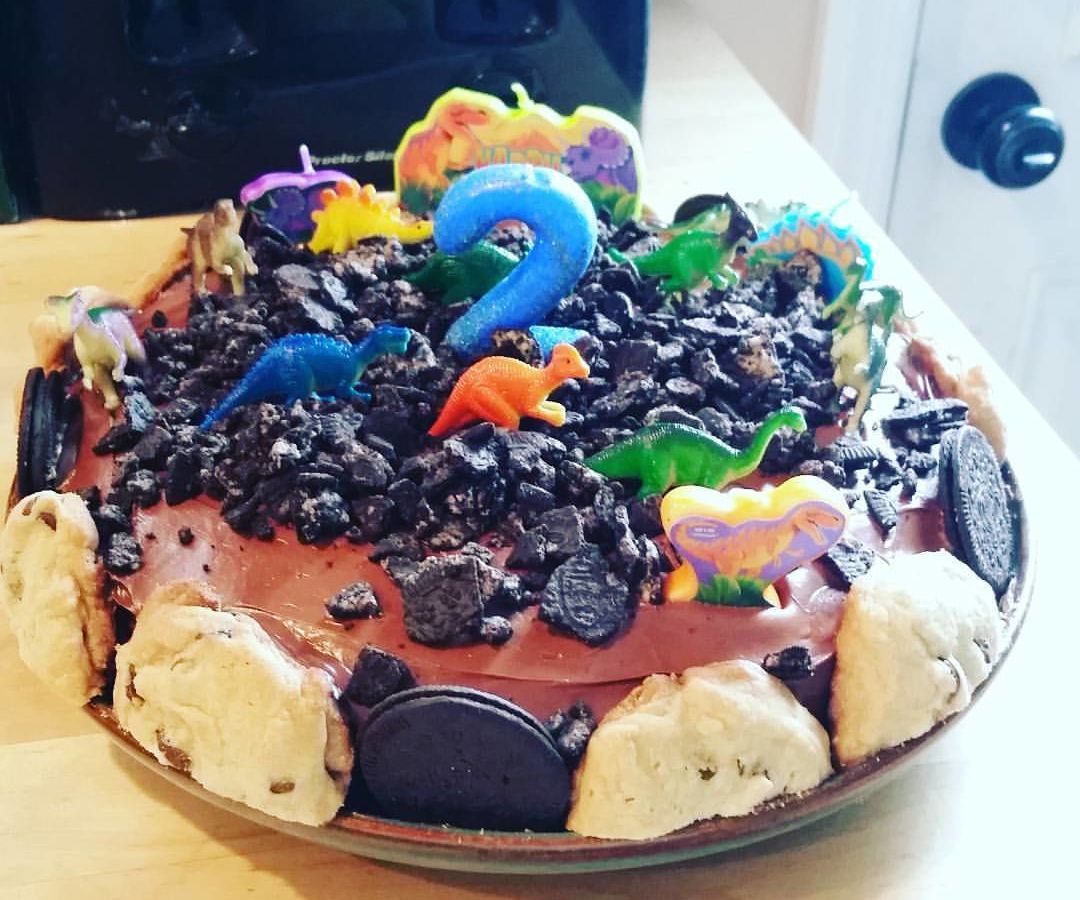 Dinosaur Birthday Cake
