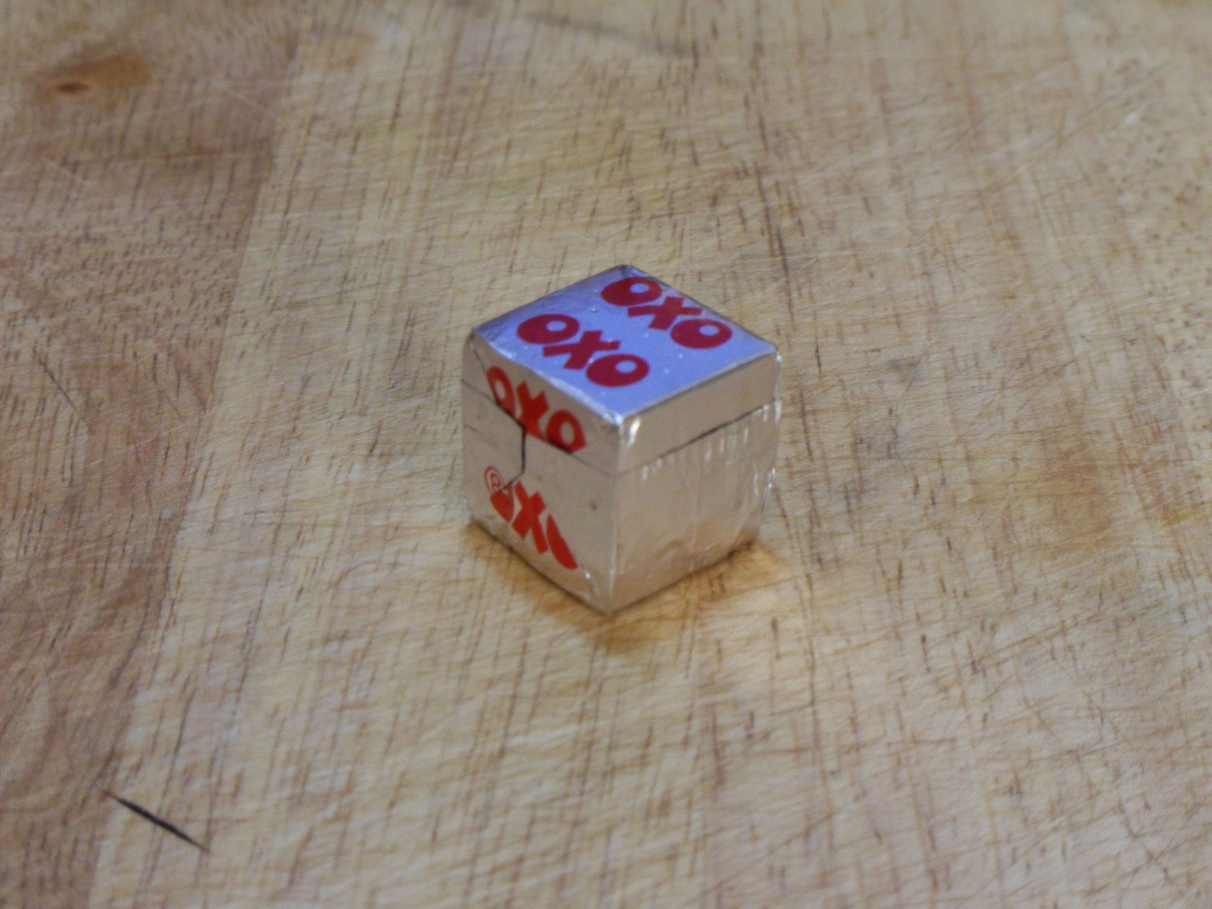 How to Open an Oxo (stock) Cube 4 Steps Instructables