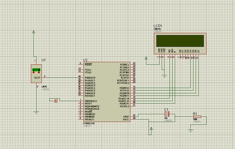 Temperature Sensor(LM35 ) Interfacing With ATmega32 and LCD Display ...