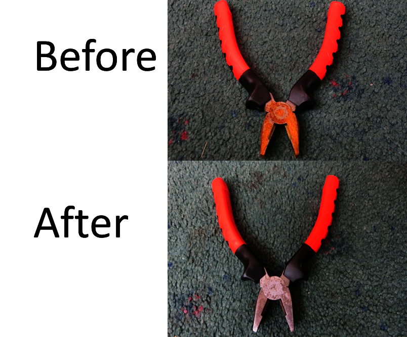 Remove Rust Easily and Effectively With Salt and Electricity.