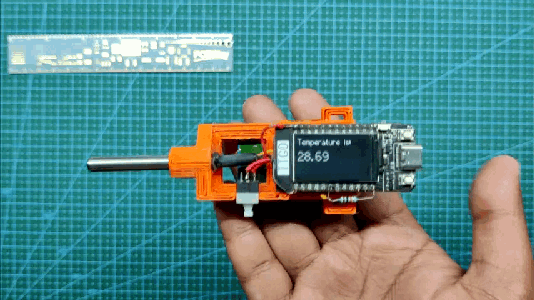 DIY Thermometer With TTGO T Display and DS18B20