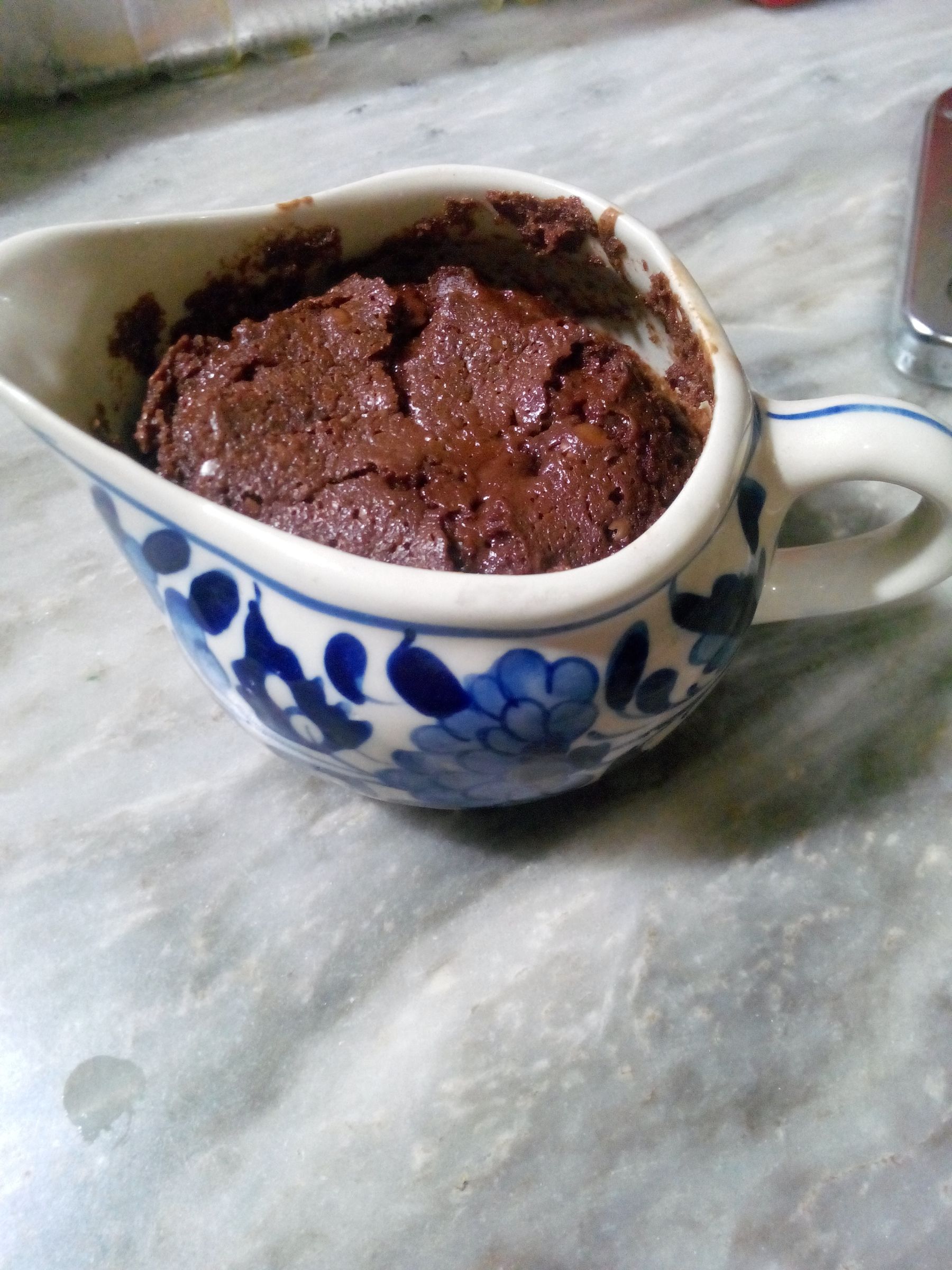 Chocolate Mint Cake in Microwave