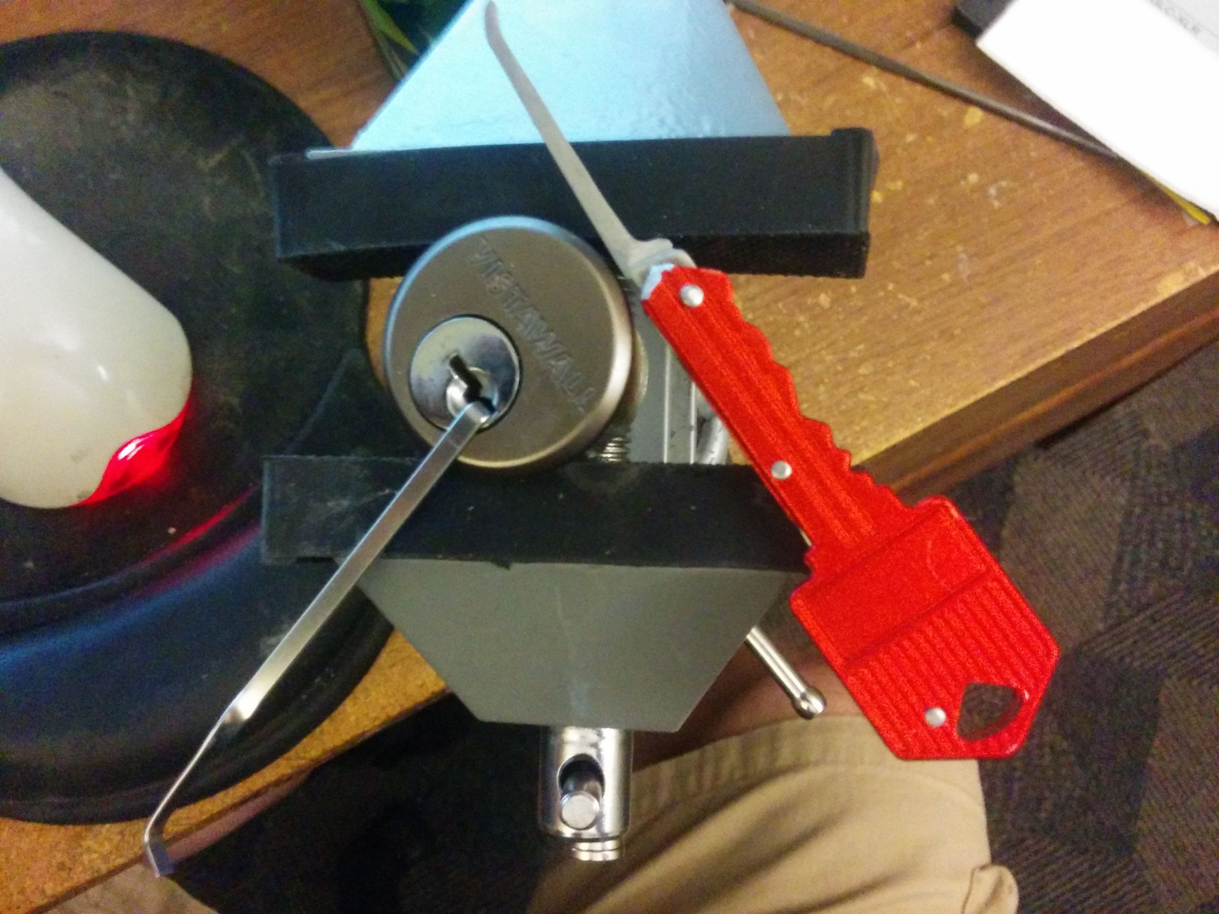 Keychain Folding Lockpick (now Updated With Tension Wrench) 