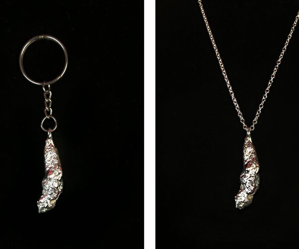 Precious Poo: Silver-Plated Cat Kaka Jewelry