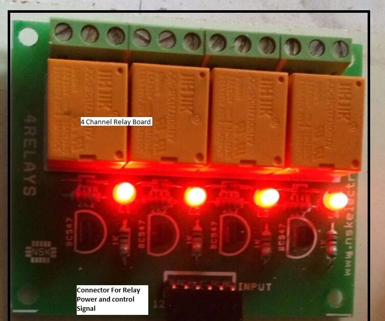 Low Cost 4 Channel Wifi Switch (IOT Application).